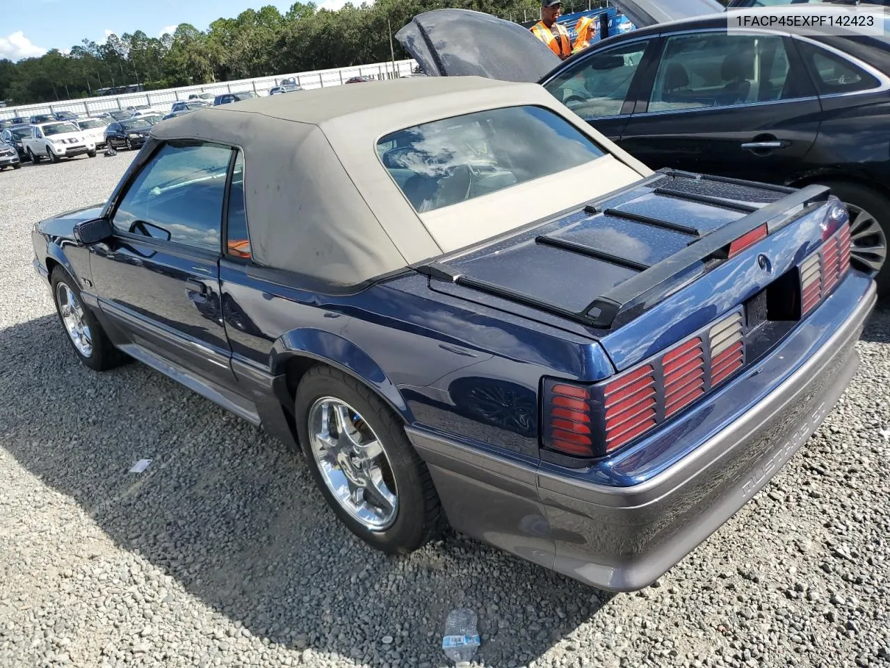 1993 Ford Mustang Gt VIN: 1FACP45EXPF142423 Lot: 74339624