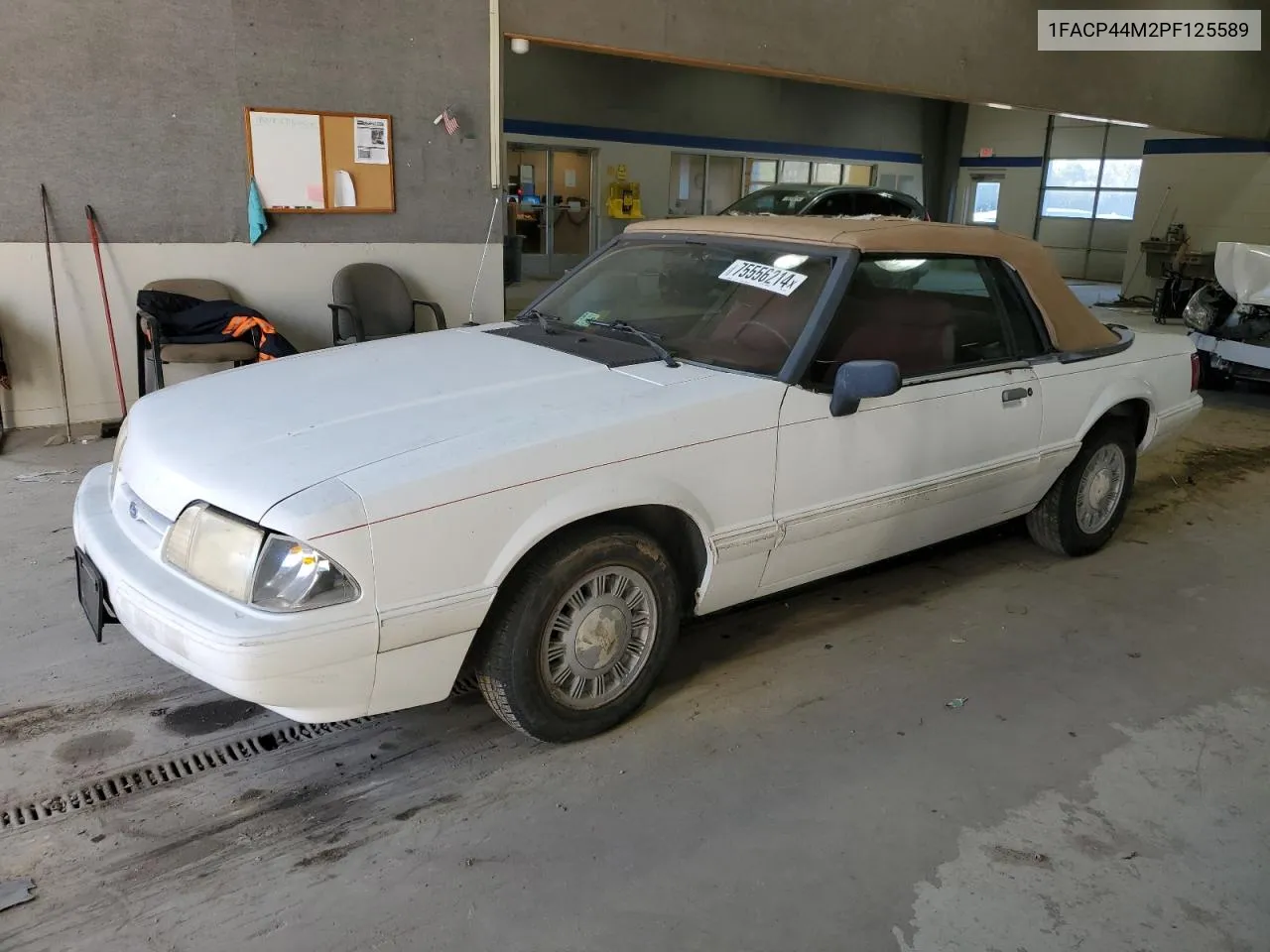 1993 Ford Mustang Lx VIN: 1FACP44M2PF125589 Lot: 75556214