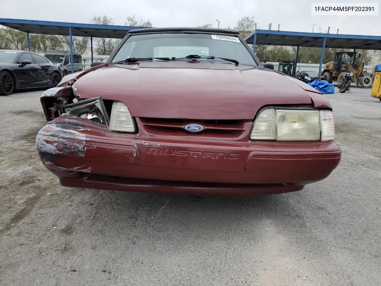 1993 Ford Mustang Lx VIN: 1FACP44M5PF202391 Lot: 79090634