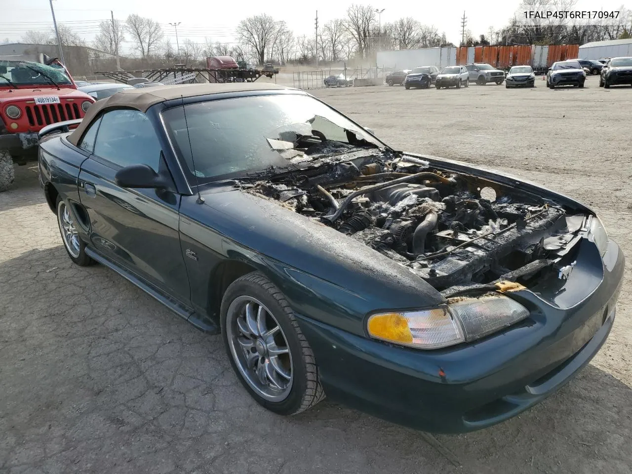 1994 Ford Mustang Gt VIN: 1FALP45T6RF170947 Lot: 40913084