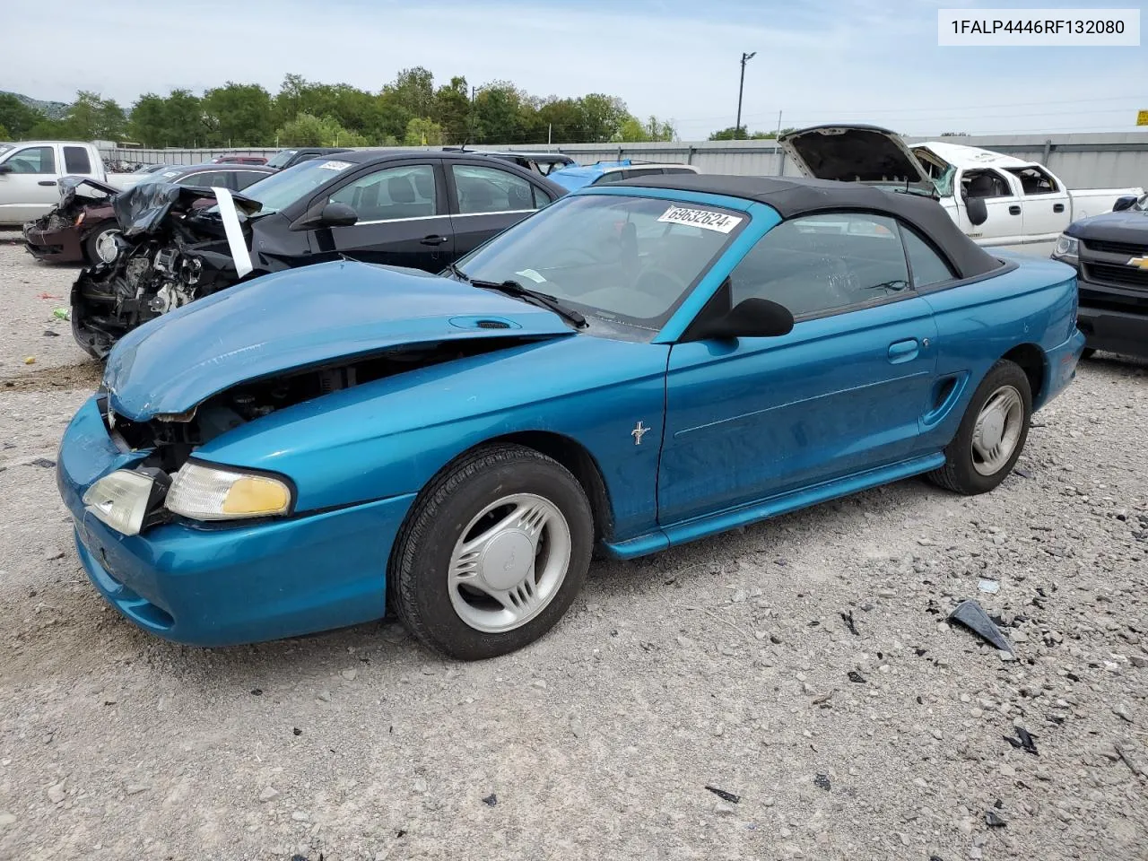 1994 Ford Mustang VIN: 1FALP4446RF132080 Lot: 69632624