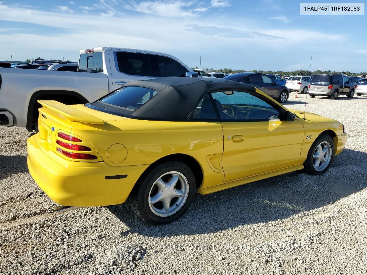 1994 Ford Mustang Gt VIN: 1FALP45T1RF182083 Lot: 73943994