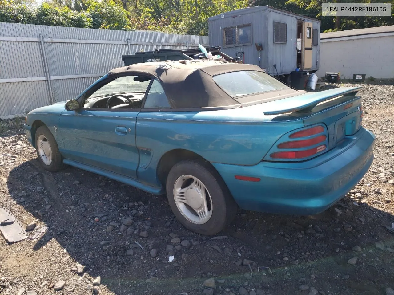 1994 Ford Mustang VIN: 1FALP4442RF186105 Lot: 74677924