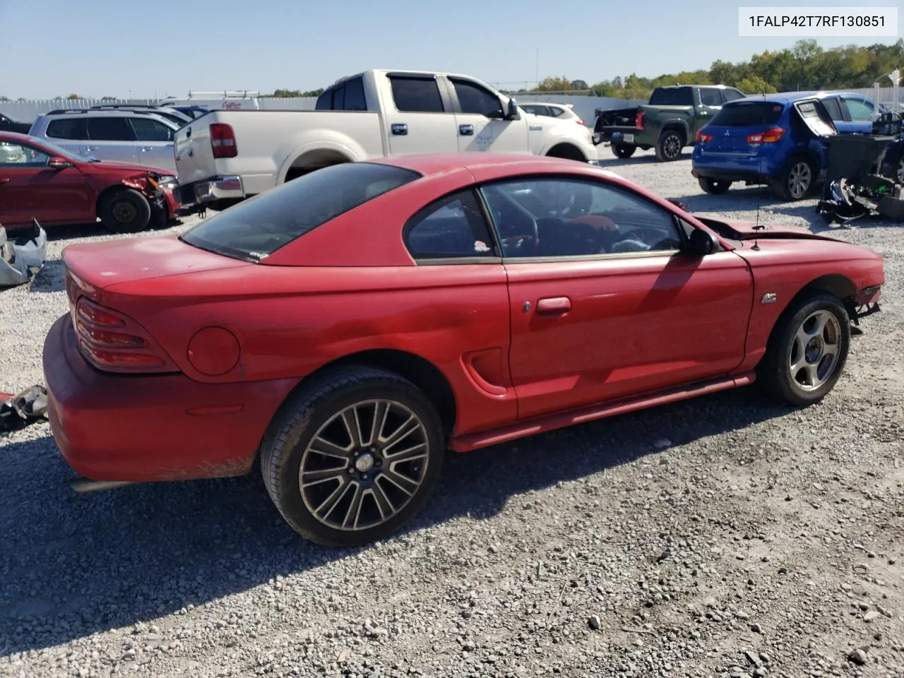 1994 Ford Mustang Gt VIN: 1FALP42T7RF130851 Lot: 74941524