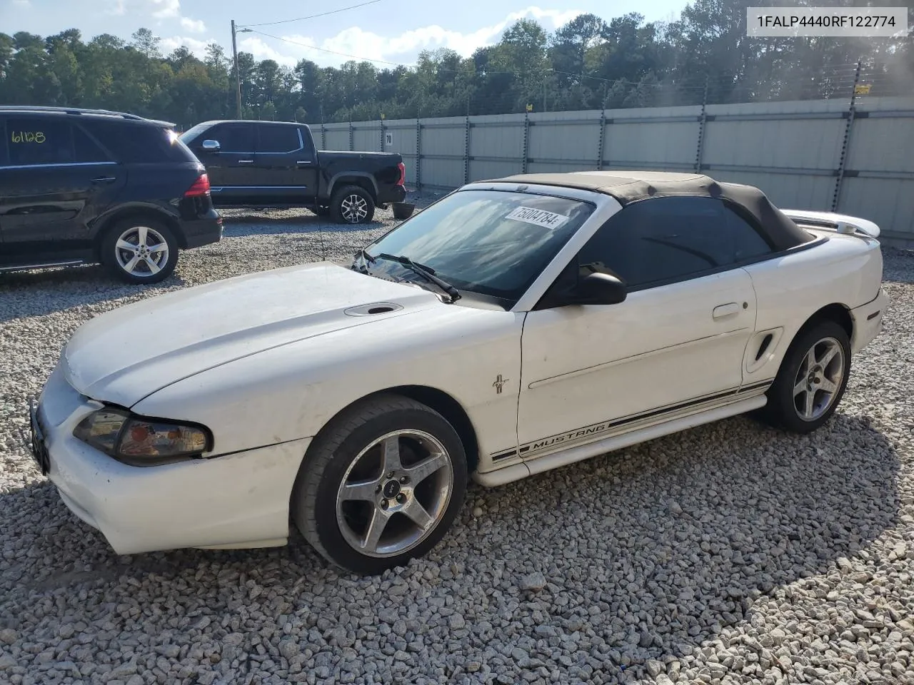 1994 Ford Mustang VIN: 1FALP4440RF122774 Lot: 75004784