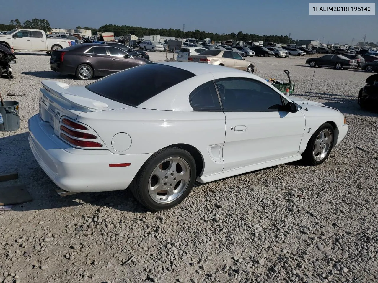 1994 Ford Mustang Cobra VIN: 1FALP42D1RF195140 Lot: 75630004