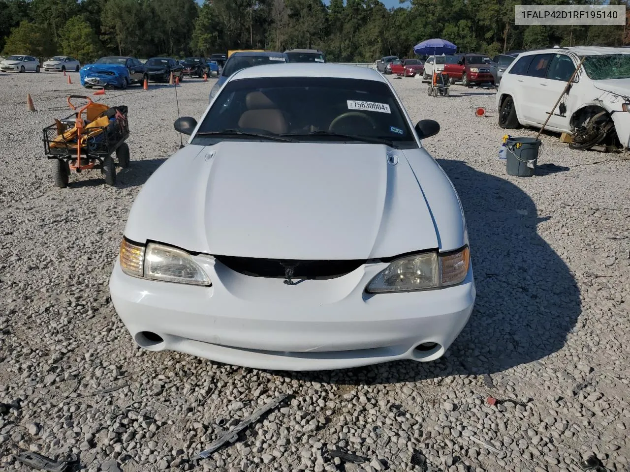 1994 Ford Mustang Cobra VIN: 1FALP42D1RF195140 Lot: 75630004