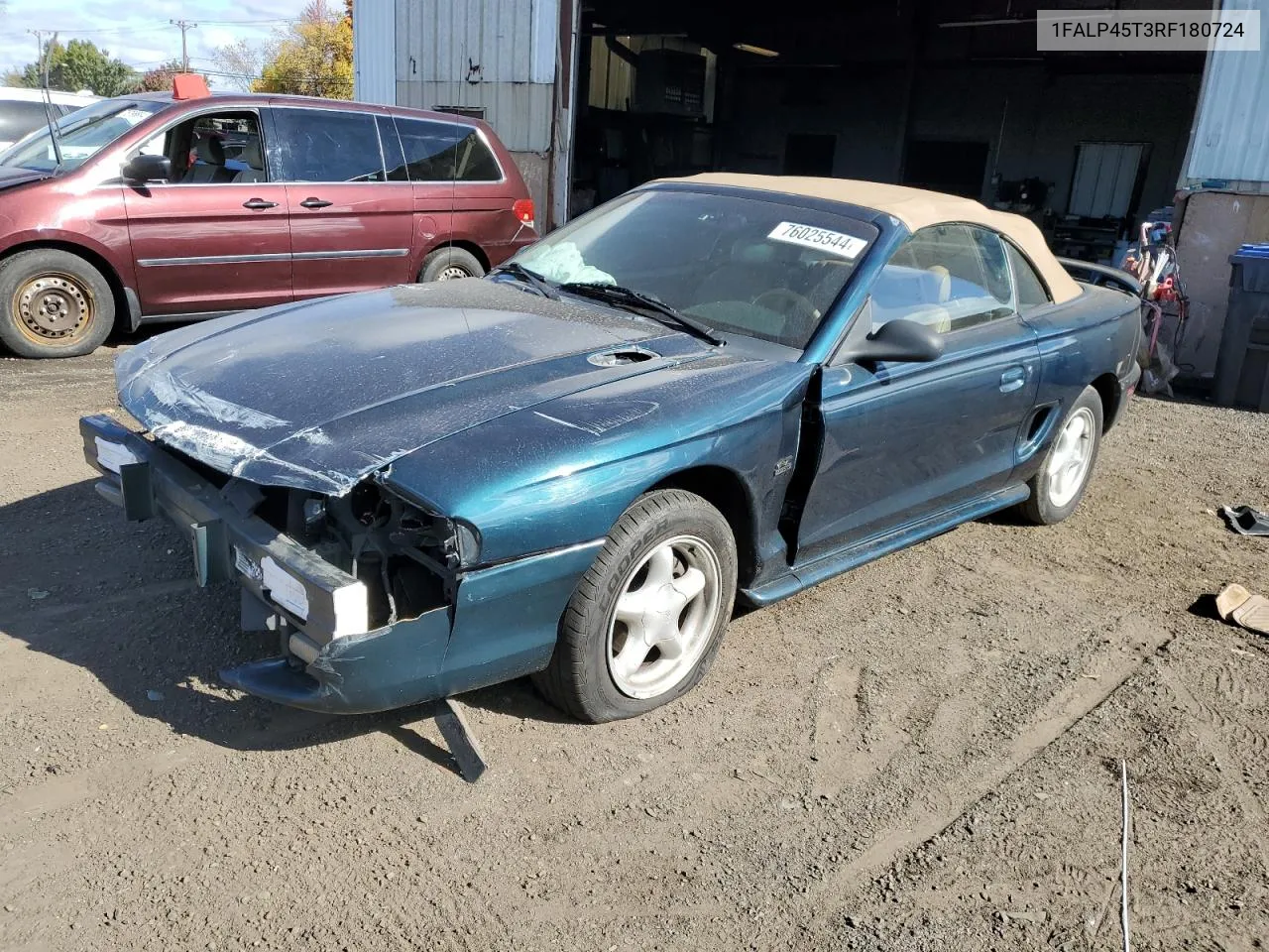 1994 Ford Mustang Gt VIN: 1FALP45T3RF180724 Lot: 76495144