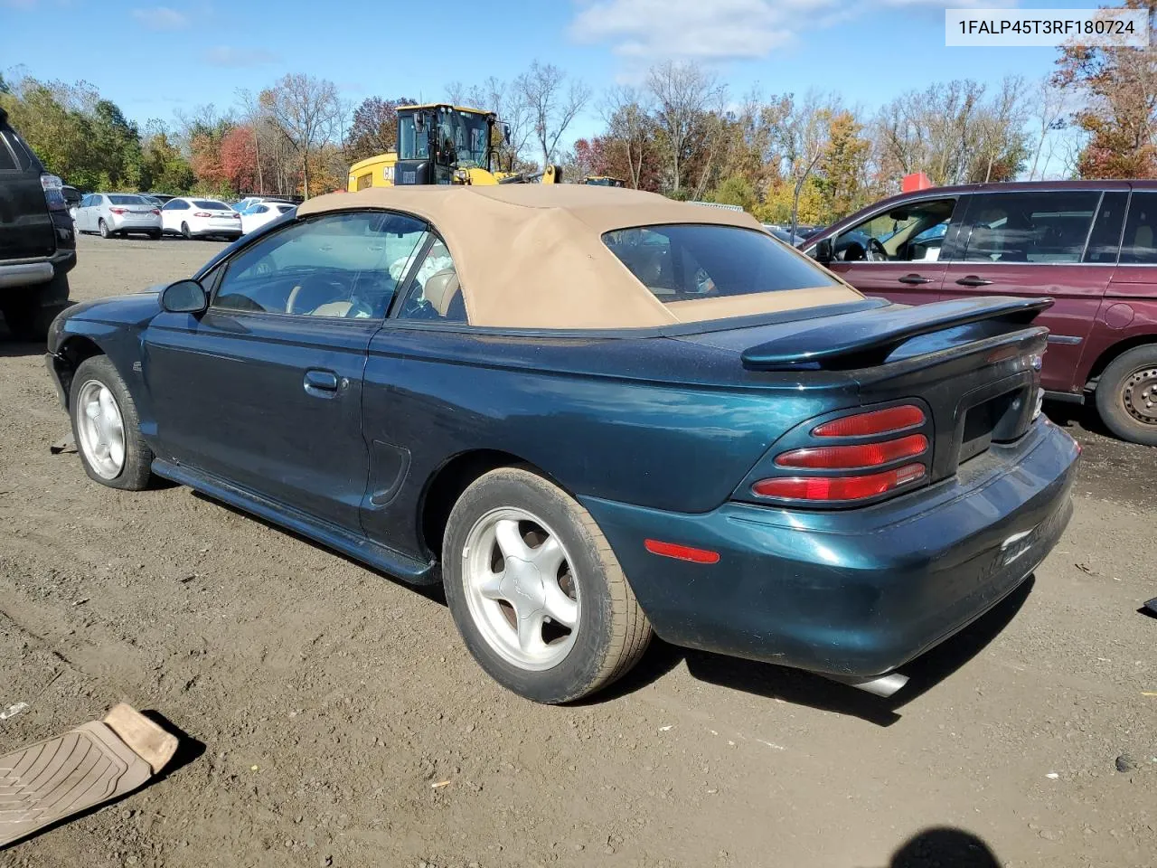 1994 Ford Mustang Gt VIN: 1FALP45T3RF180724 Lot: 76495144