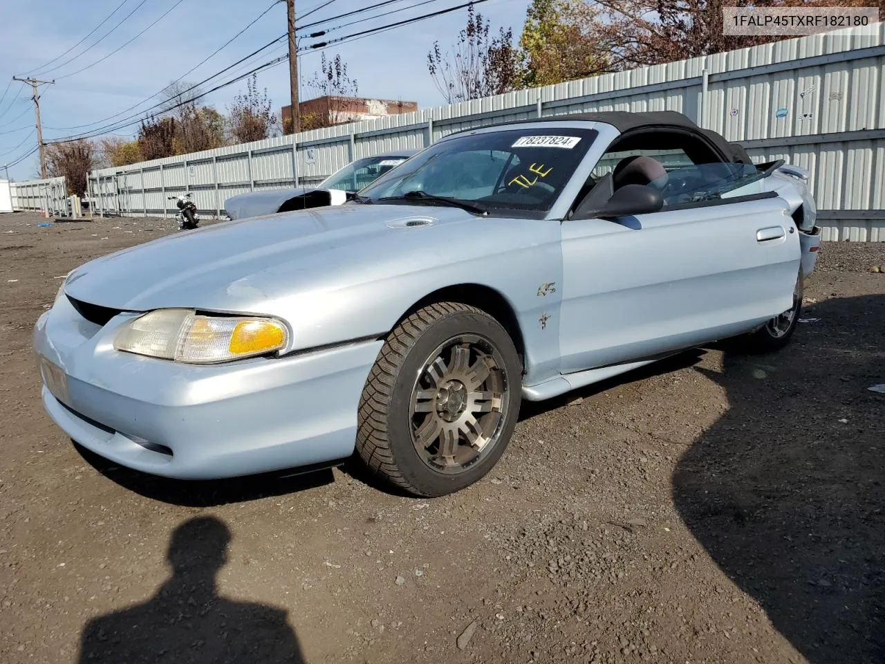 1994 Ford Mustang Gt VIN: 1FALP45TXRF182180 Lot: 78237824