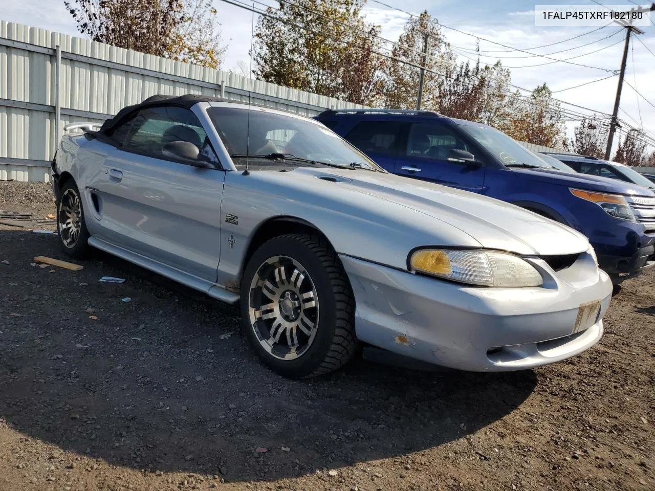 1994 Ford Mustang Gt VIN: 1FALP45TXRF182180 Lot: 78237824