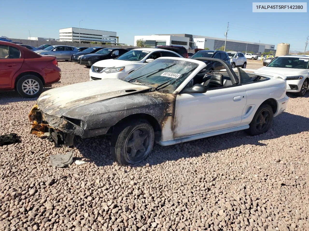 1994 Ford Mustang Gt VIN: 1FALP45T5RF142380 Lot: 80163044