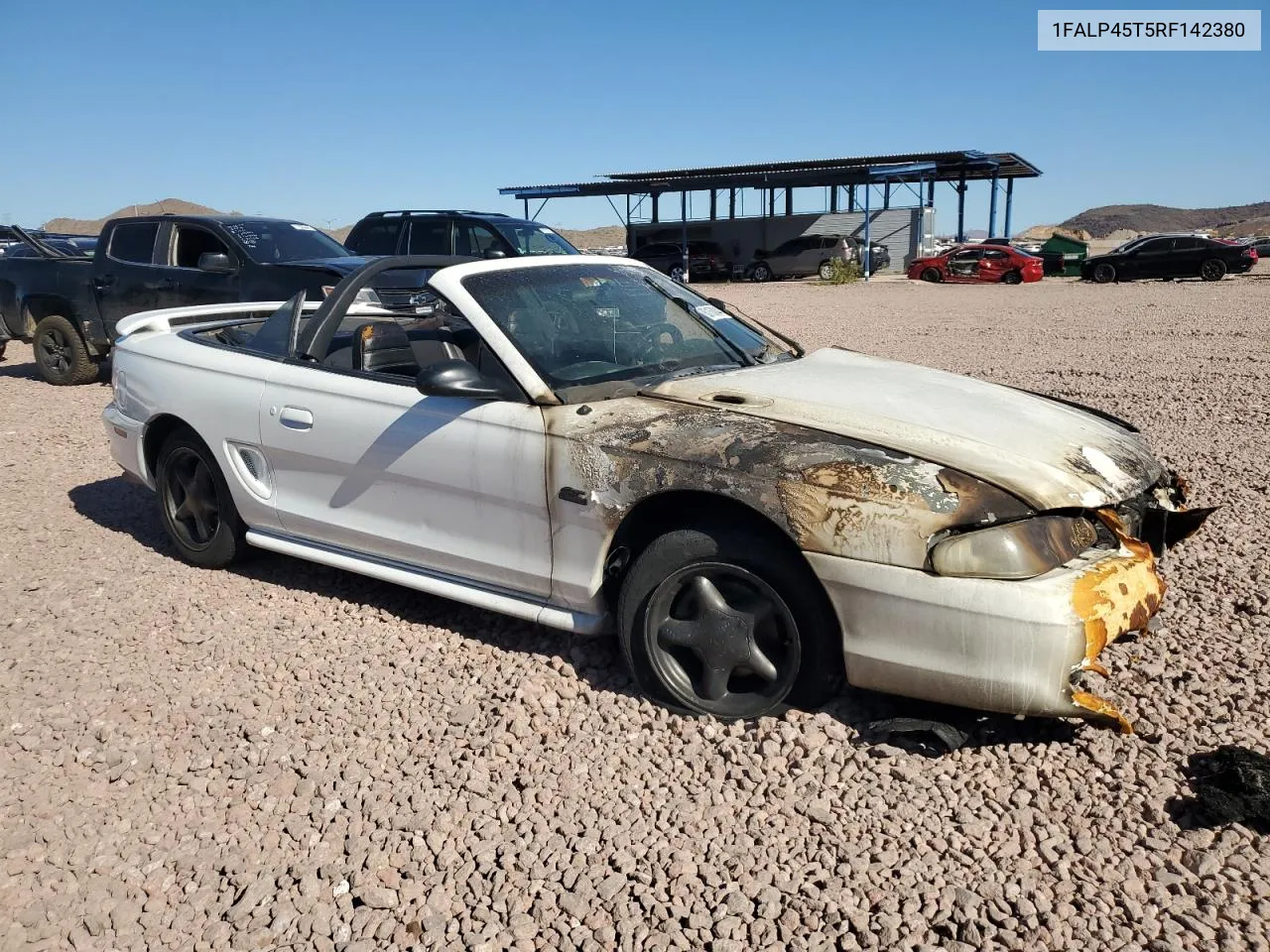 1994 Ford Mustang Gt VIN: 1FALP45T5RF142380 Lot: 80163044