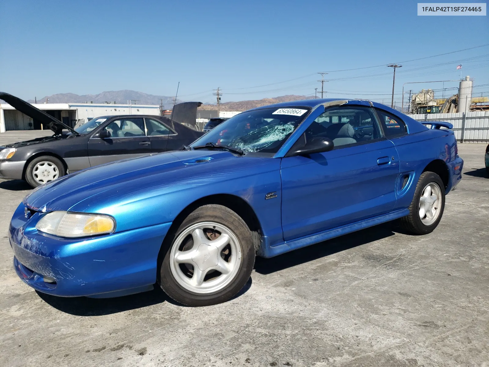 1995 Ford Mustang Gt VIN: 1FALP42T1SF274465 Lot: 65450864