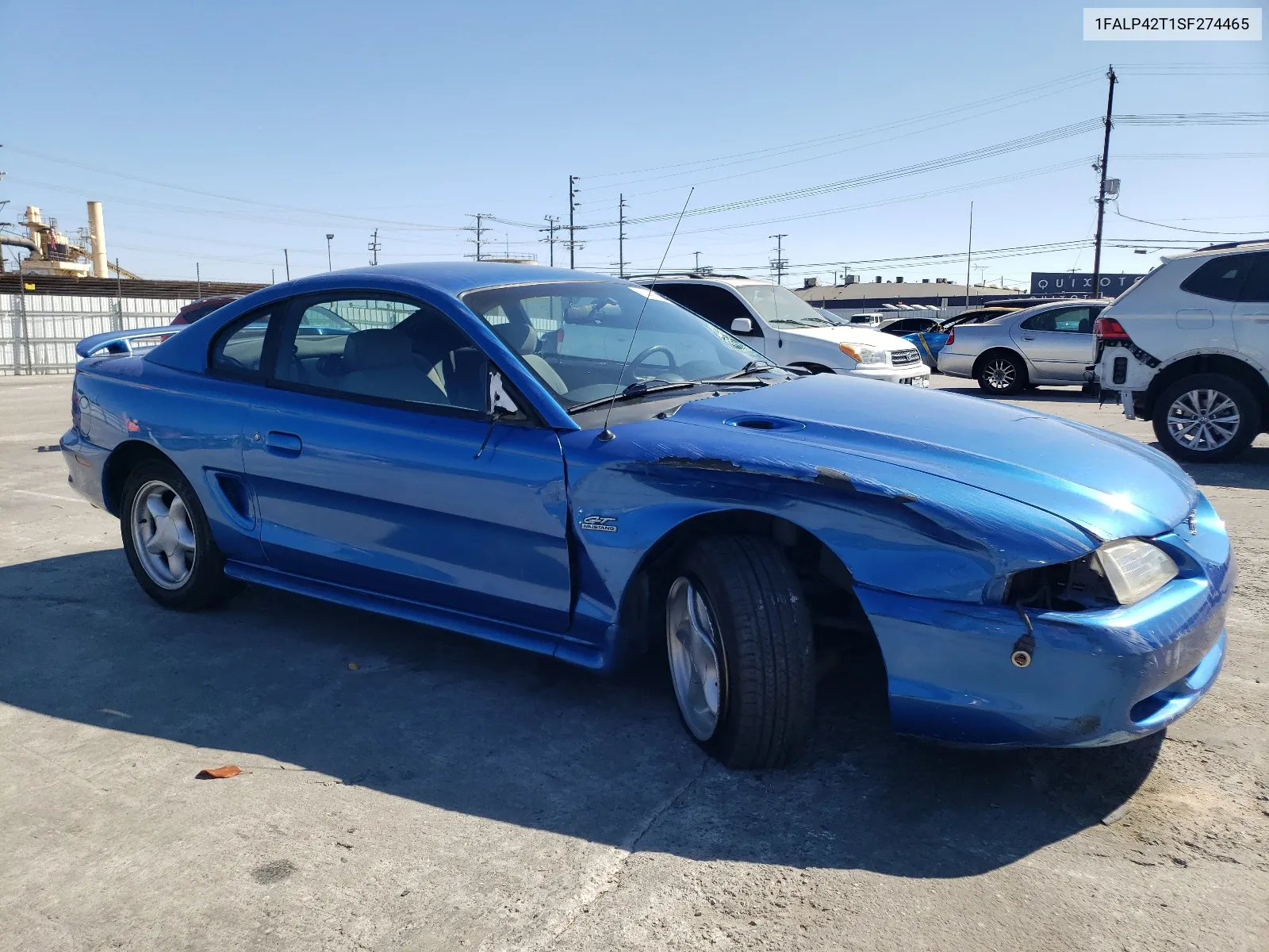 1FALP42T1SF274465 1995 Ford Mustang Gt