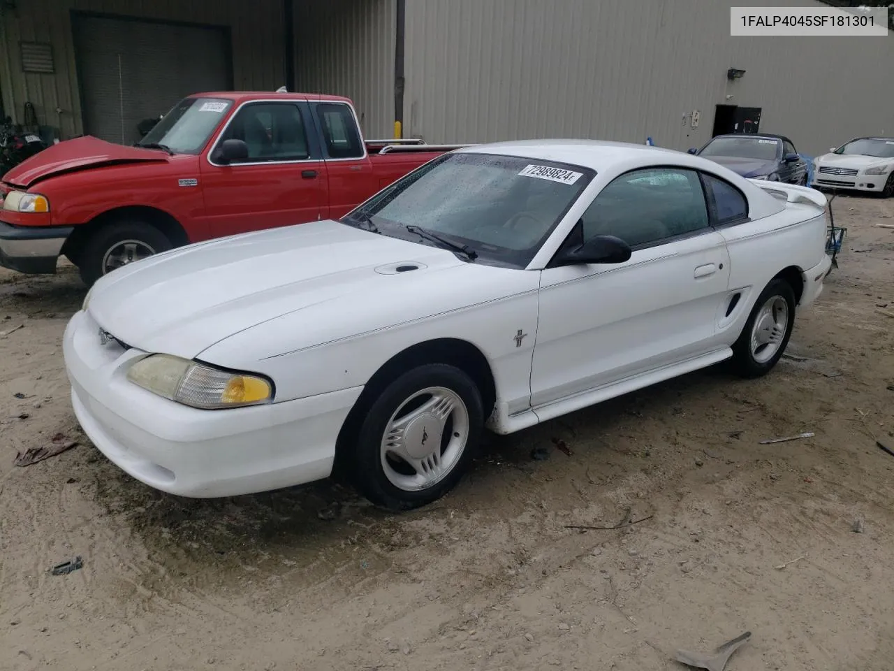 1995 Ford Mustang VIN: 1FALP4045SF181301 Lot: 72989824