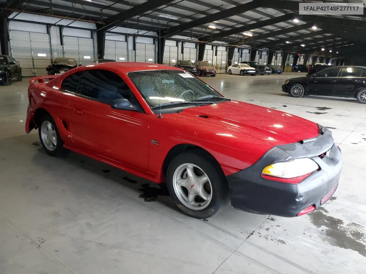 1995 Ford Mustang Gt VIN: 1FALP42T4SF277117 Lot: 73212914