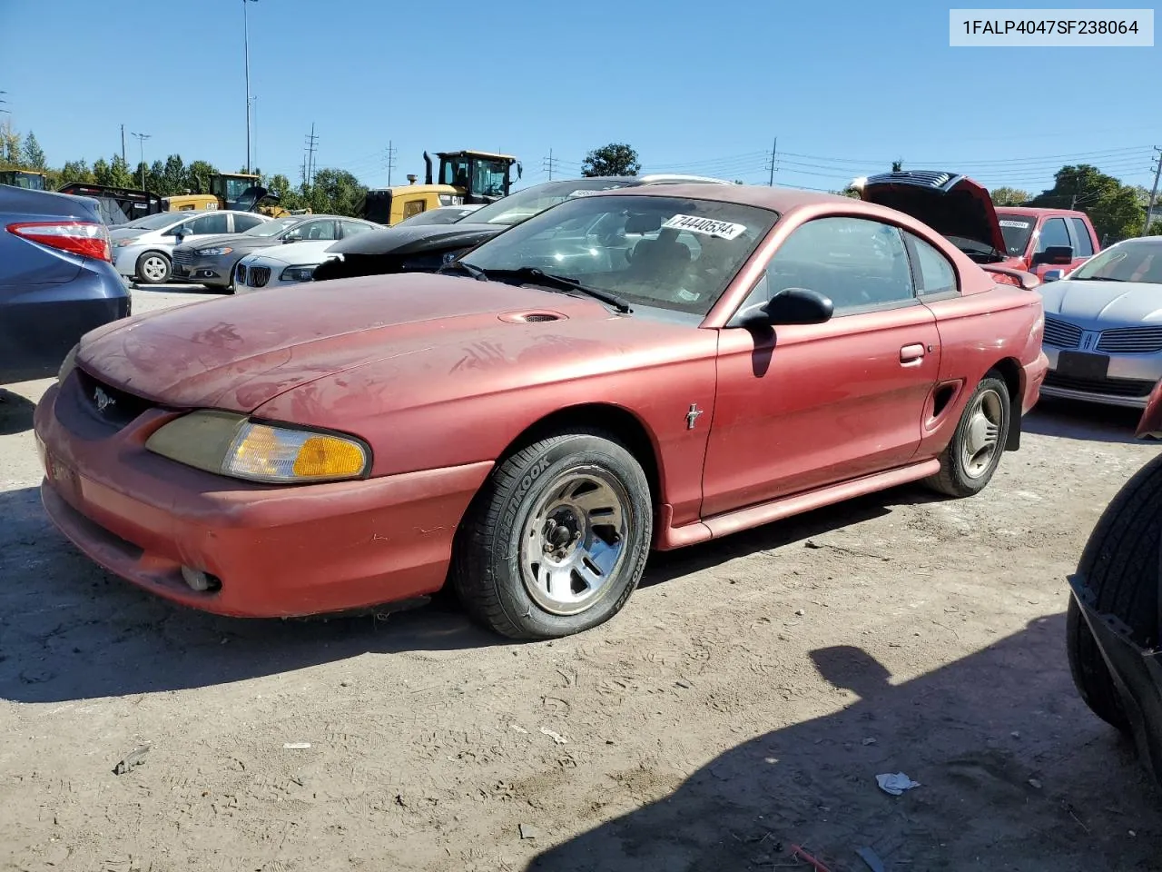 1995 Ford Mustang VIN: 1FALP4047SF238064 Lot: 74440534