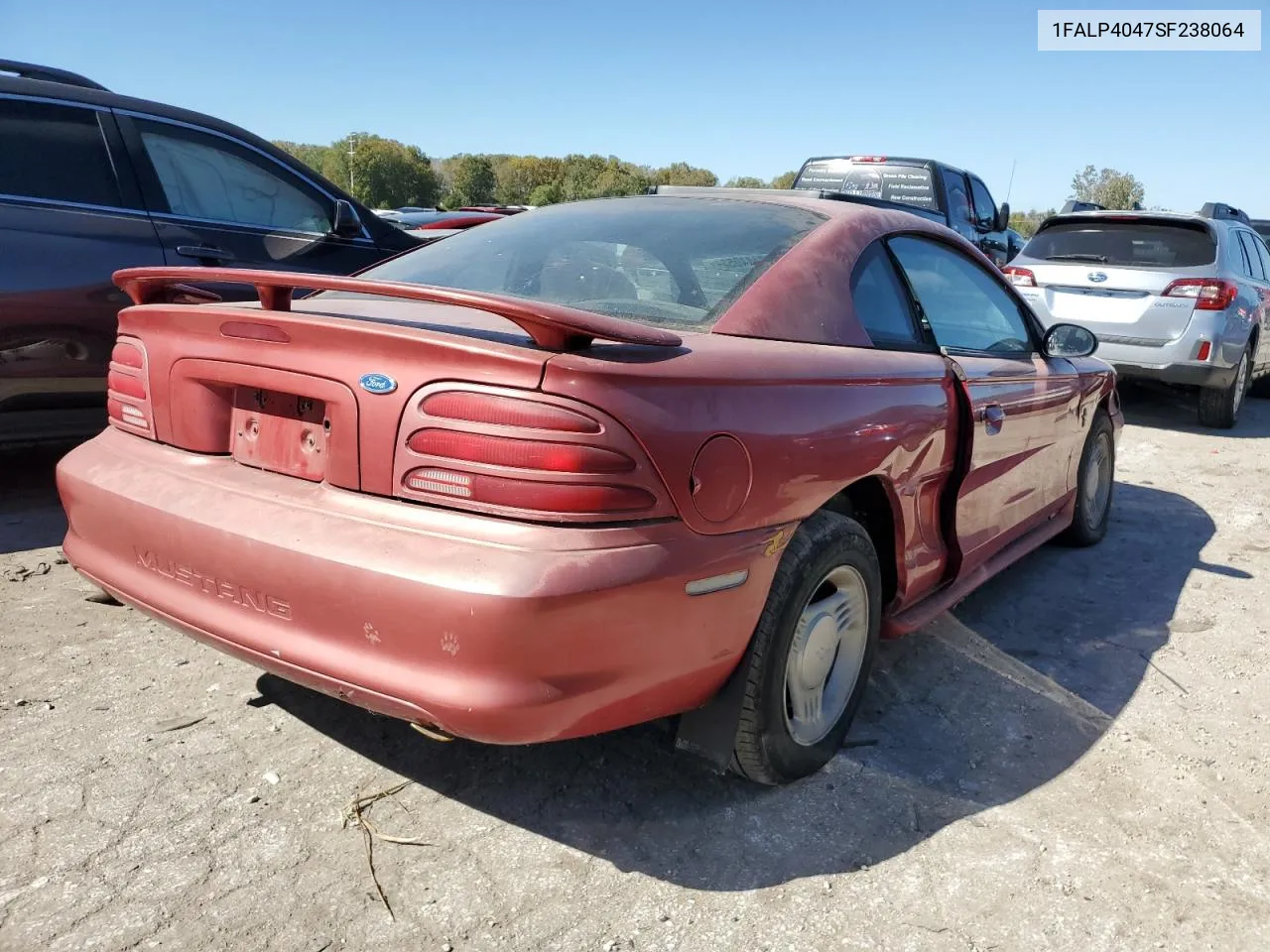 1995 Ford Mustang VIN: 1FALP4047SF238064 Lot: 74440534