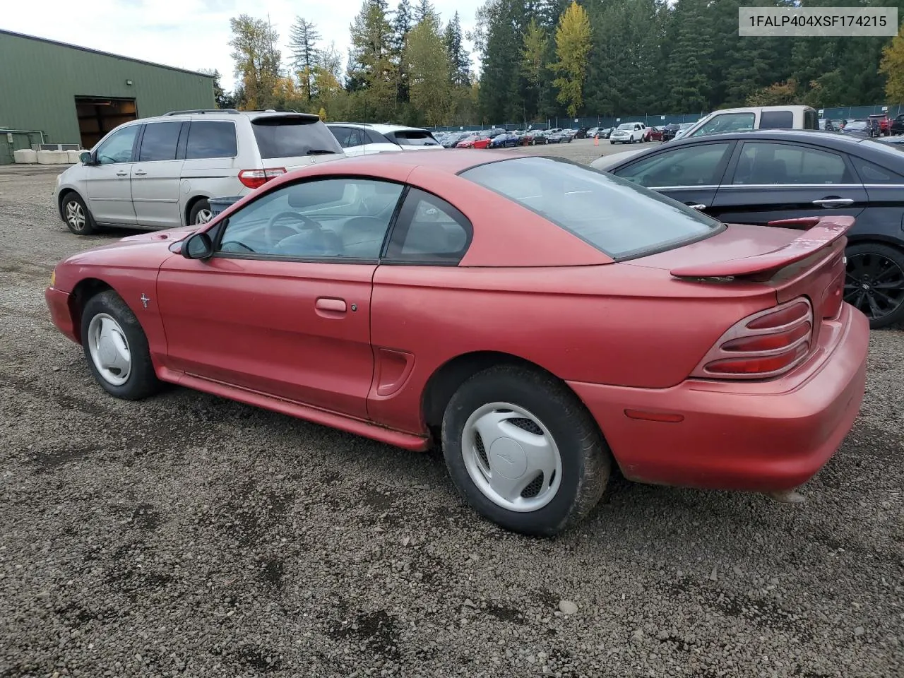 1995 Ford Mustang VIN: 1FALP404XSF174215 Lot: 75302014