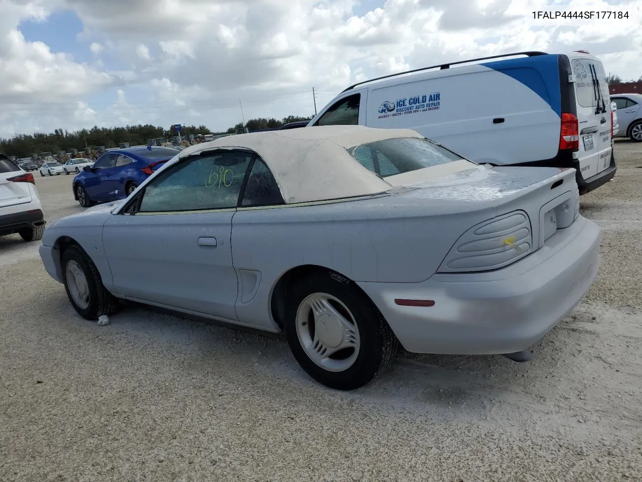 1995 Ford Mustang VIN: 1FALP4444SF177184 Lot: 78695874