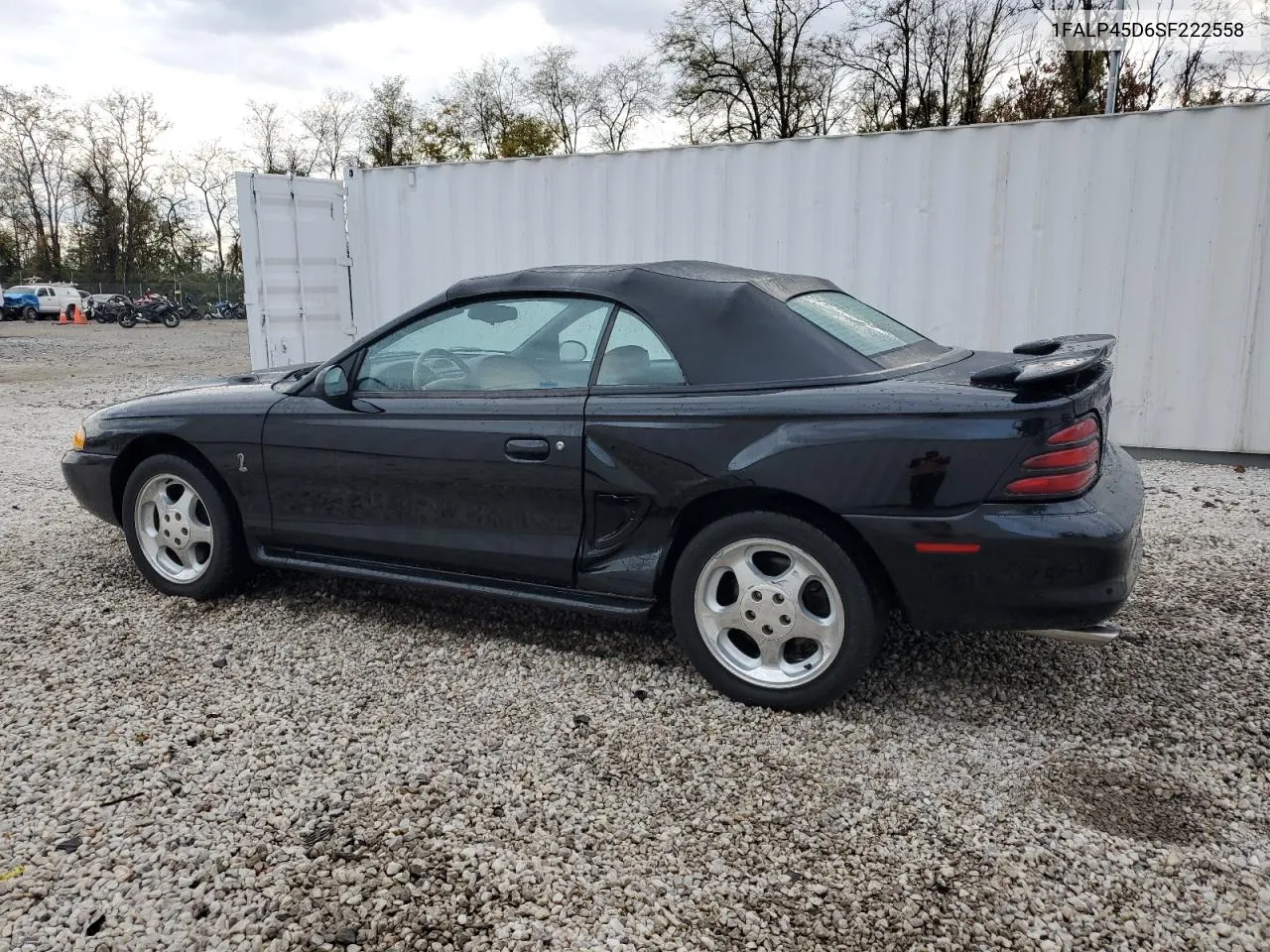 1995 Ford Mustang Cobra Svt VIN: 1FALP45D6SF222558 Lot: 78953064