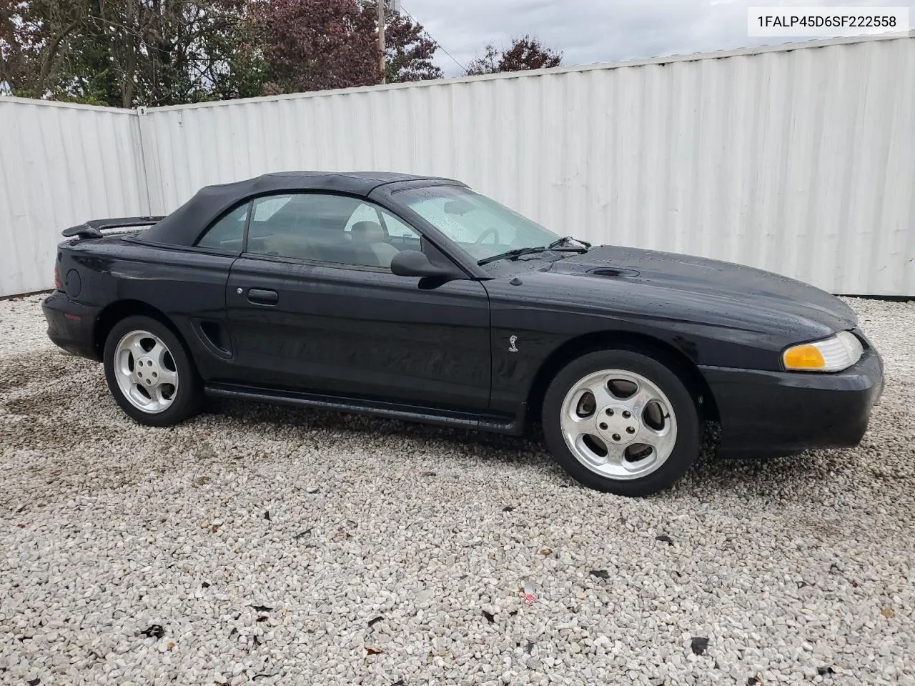 1995 Ford Mustang Cobra Svt VIN: 1FALP45D6SF222558 Lot: 78953064