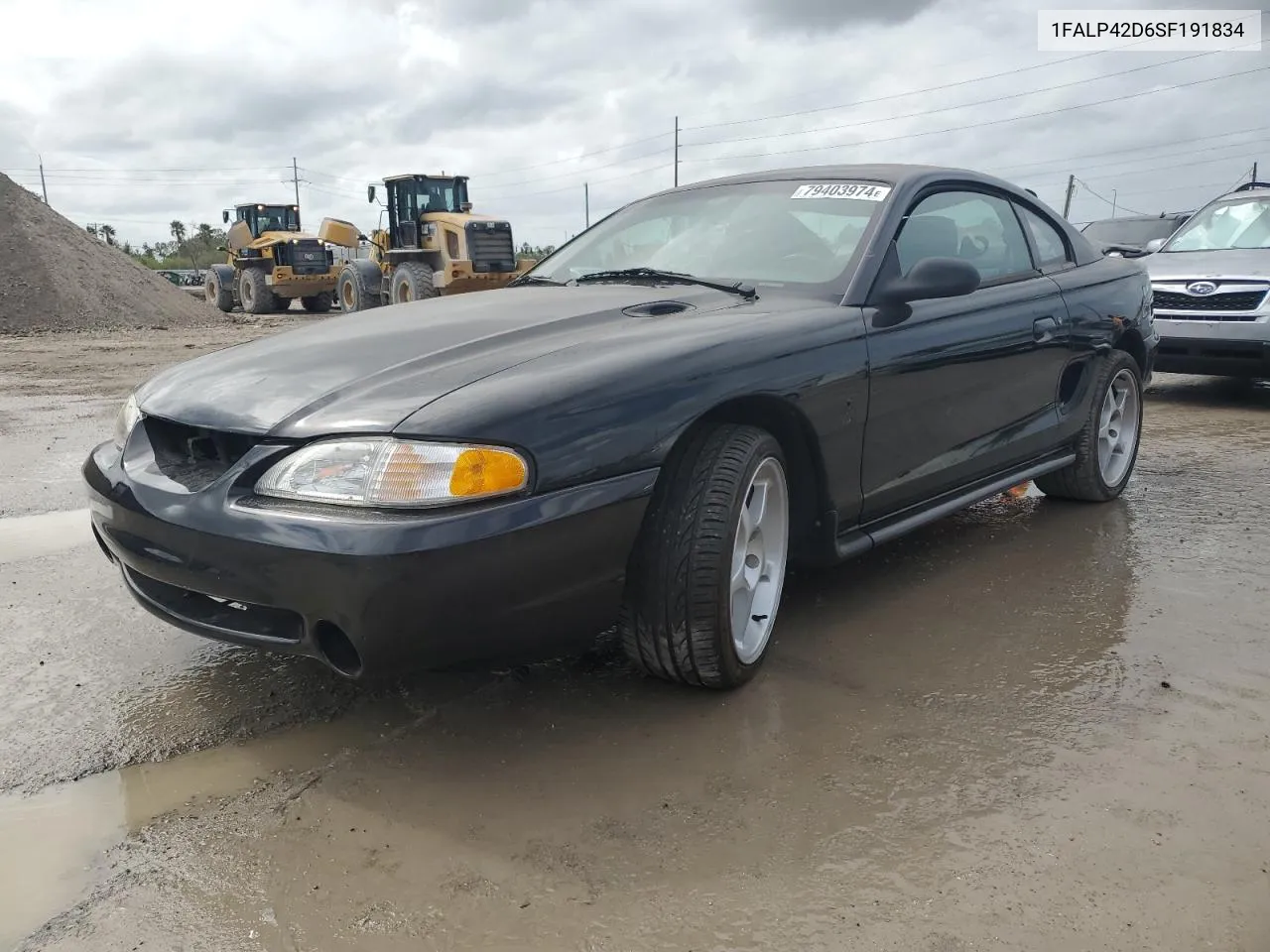 1995 Ford Mustang Cobra Svt VIN: 1FALP42D6SF191834 Lot: 79403974