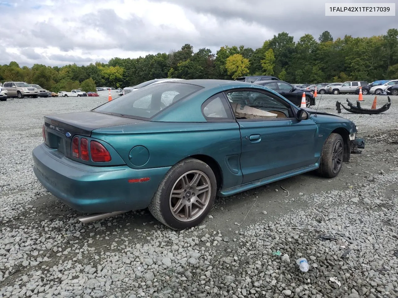 1996 Ford Mustang Gt VIN: 1FALP42X1TF217039 Lot: 72405164