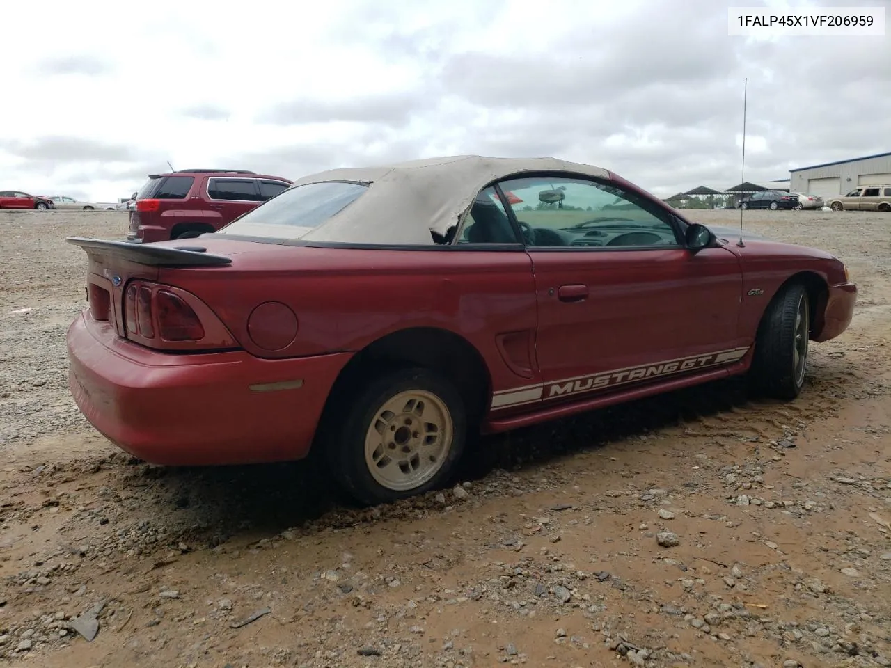 1997 Ford Mustang Gt VIN: 1FALP45X1VF206959 Lot: 64662614