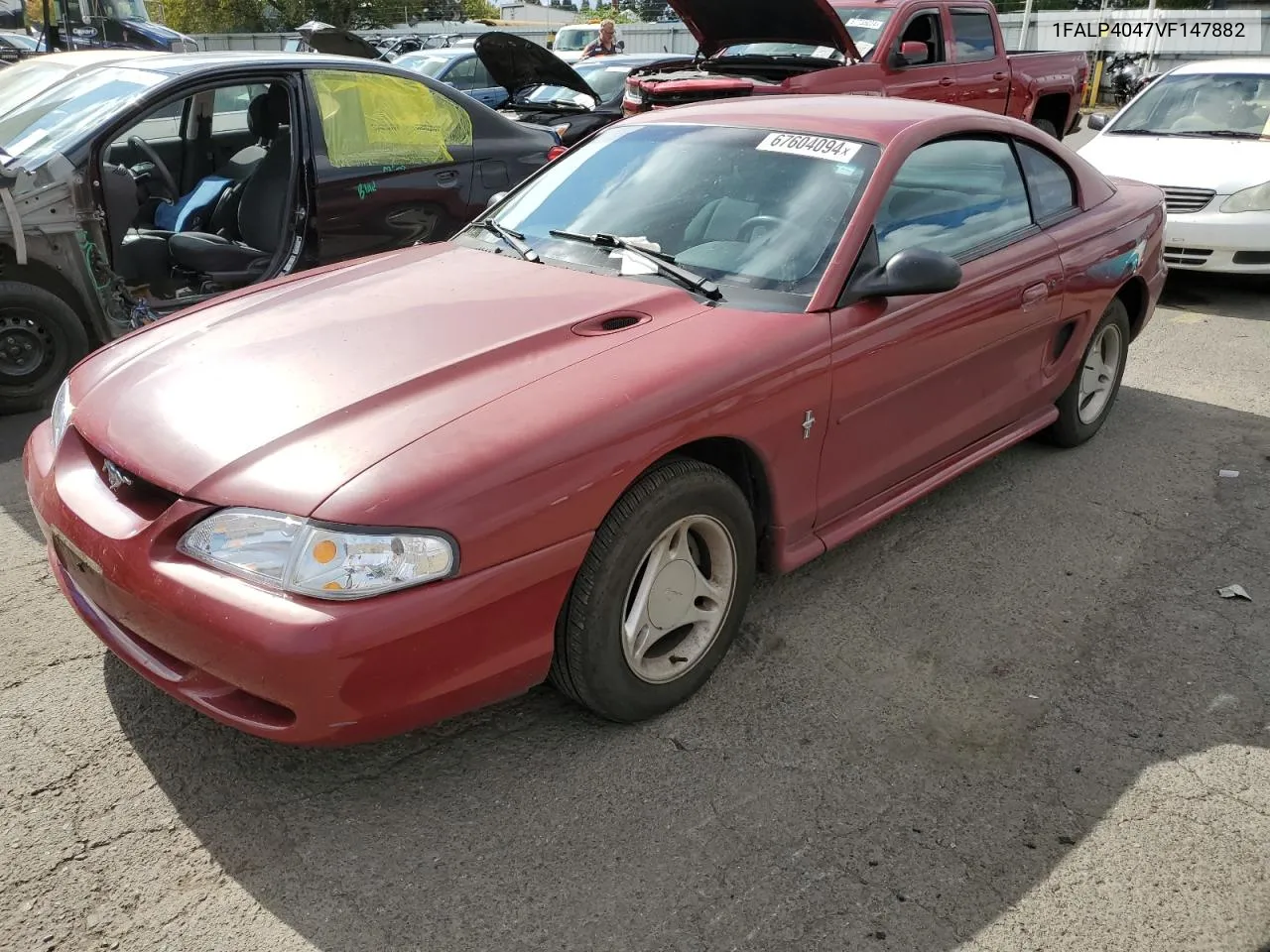 1FALP4047VF147882 1997 Ford Mustang