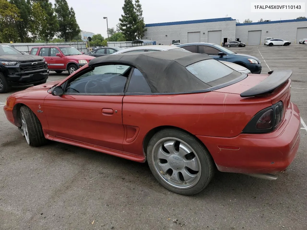 1997 Ford Mustang Gt VIN: 1FALP45X0VF110143 Lot: 71053124