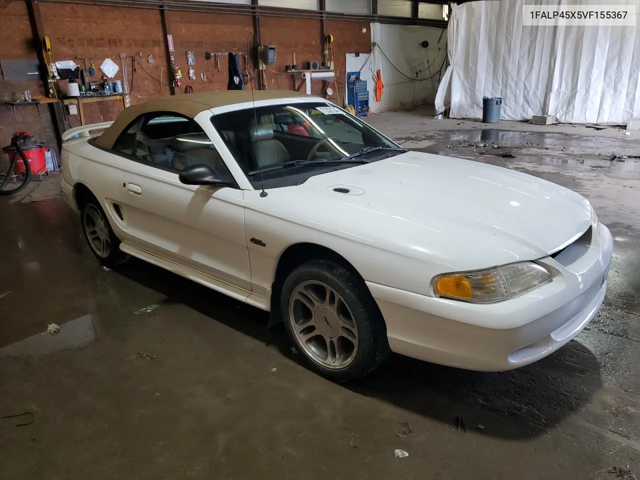 1997 Ford Mustang Gt VIN: 1FALP45X5VF155367 Lot: 72321044