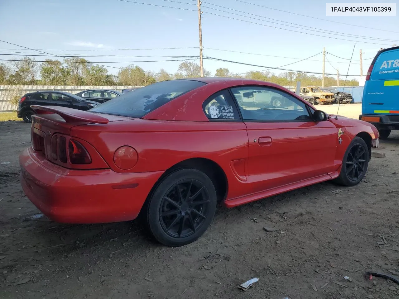 1FALP4043VF105399 1997 Ford Mustang