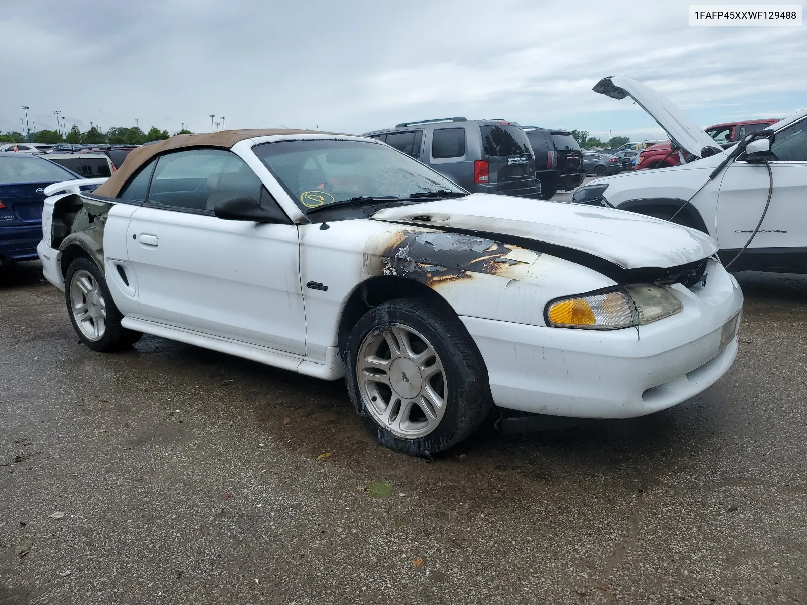 1998 Ford Mustang Gt VIN: 1FAFP45XXWF129488 Lot: 57782814