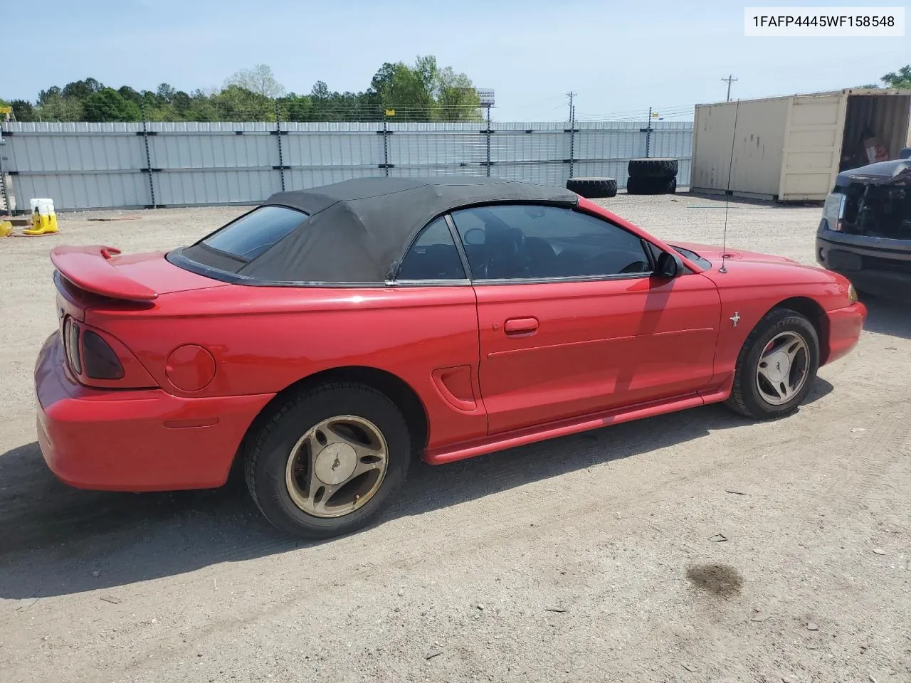 1998 Ford Mustang VIN: 1FAFP4445WF158548 Lot: 62524054