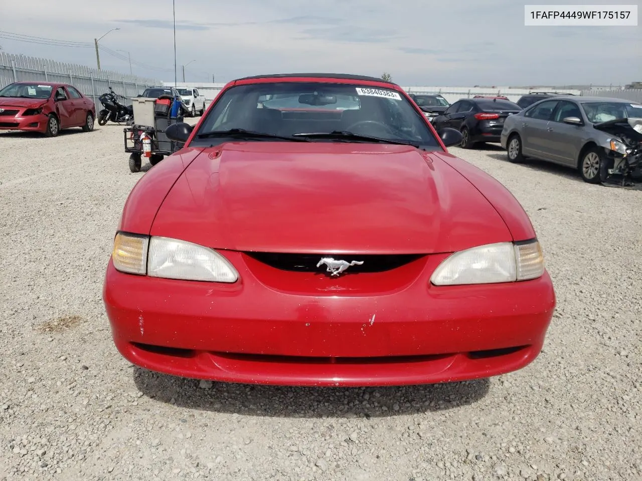 1998 Ford Mustang VIN: 1FAFP4449WF175157 Lot: 63840383