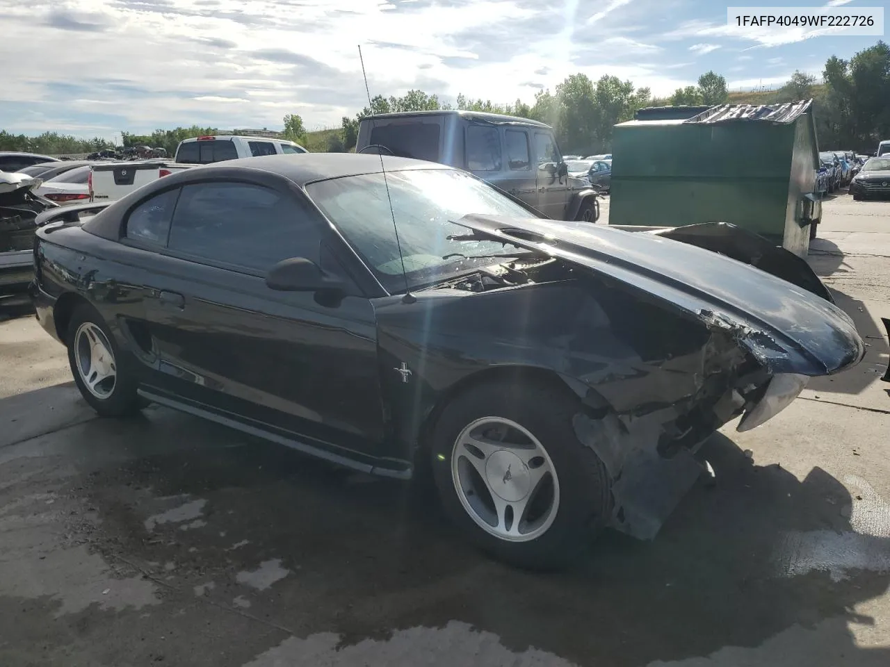 1998 Ford Mustang VIN: 1FAFP4049WF222726 Lot: 68761424