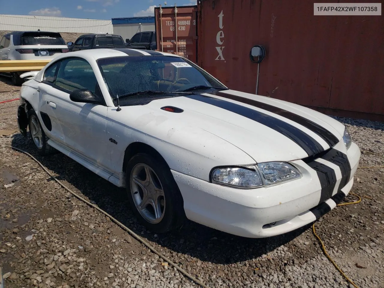 1998 Ford Mustang Gt VIN: 1FAFP42X2WF107358 Lot: 68861184