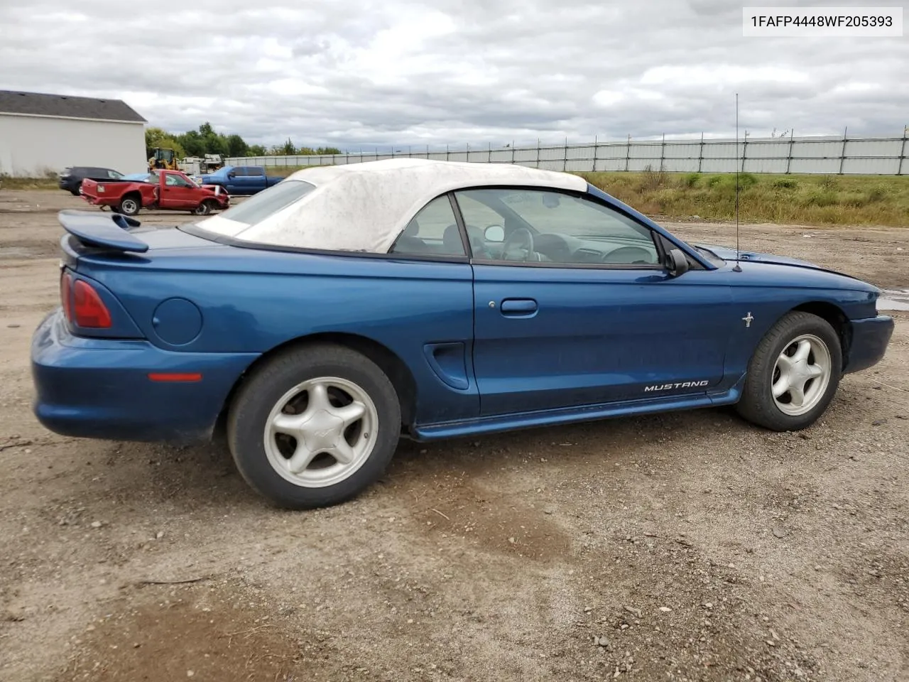 1998 Ford Mustang VIN: 1FAFP4448WF205393 Lot: 68872204