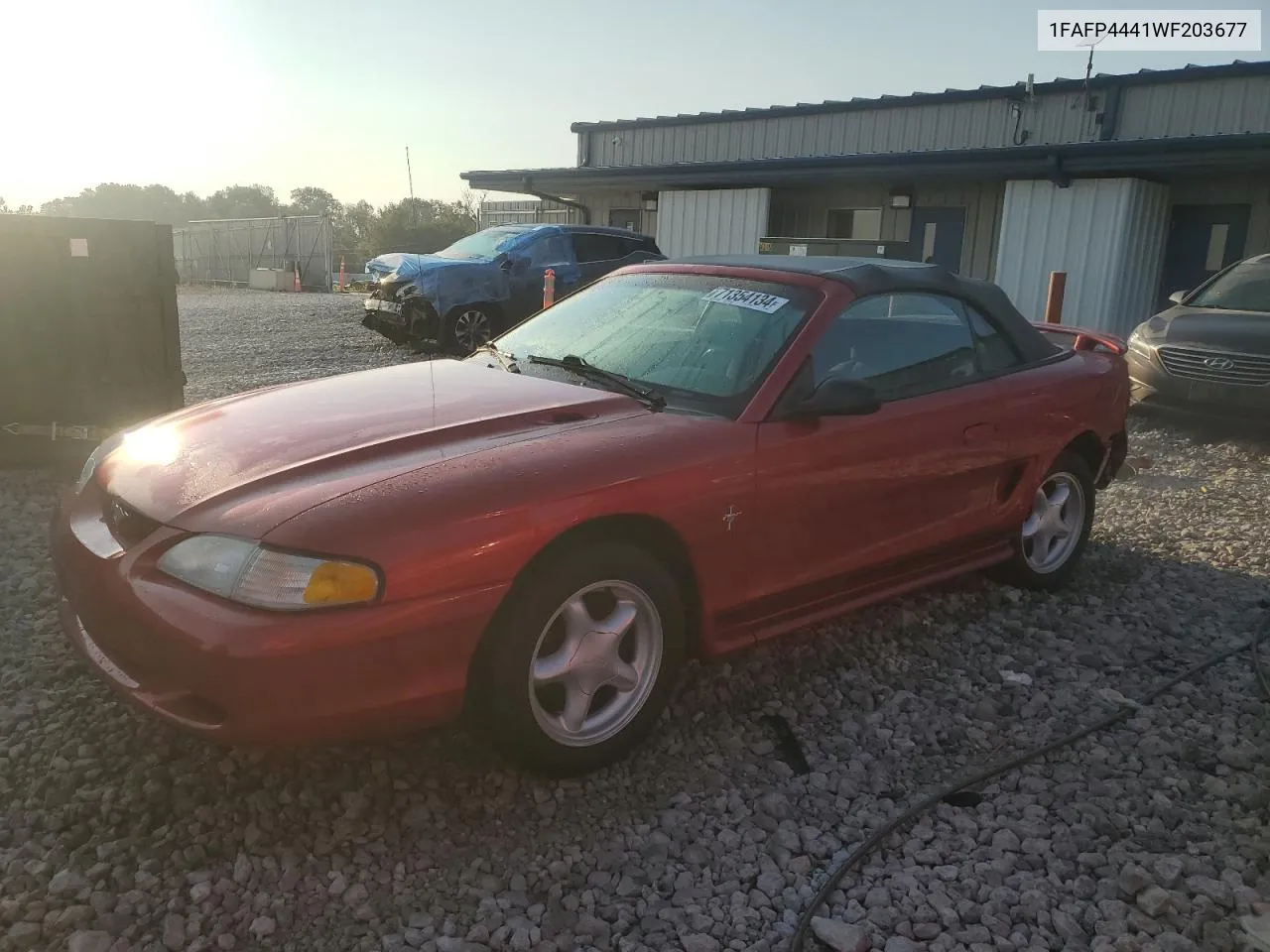 1998 Ford Mustang VIN: 1FAFP4441WF203677 Lot: 71354134