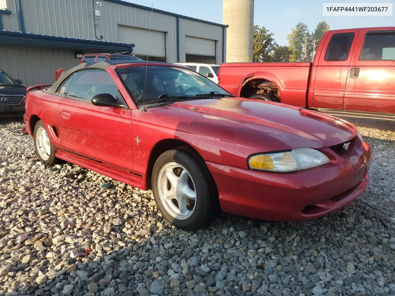 1998 Ford Mustang VIN: 1FAFP4441WF203677 Lot: 71354134