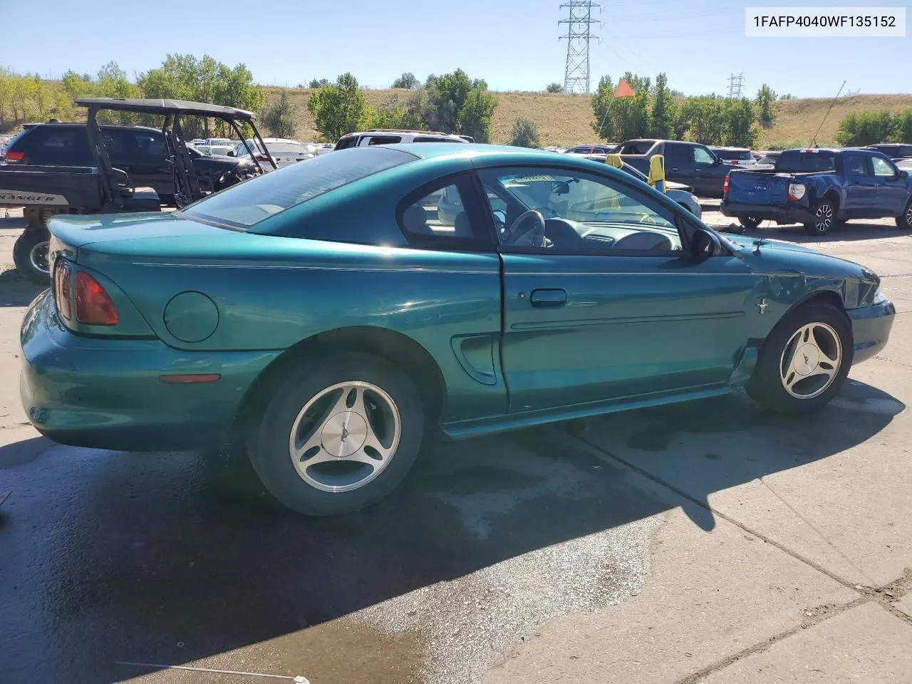 1998 Ford Mustang VIN: 1FAFP4040WF135152 Lot: 72238694