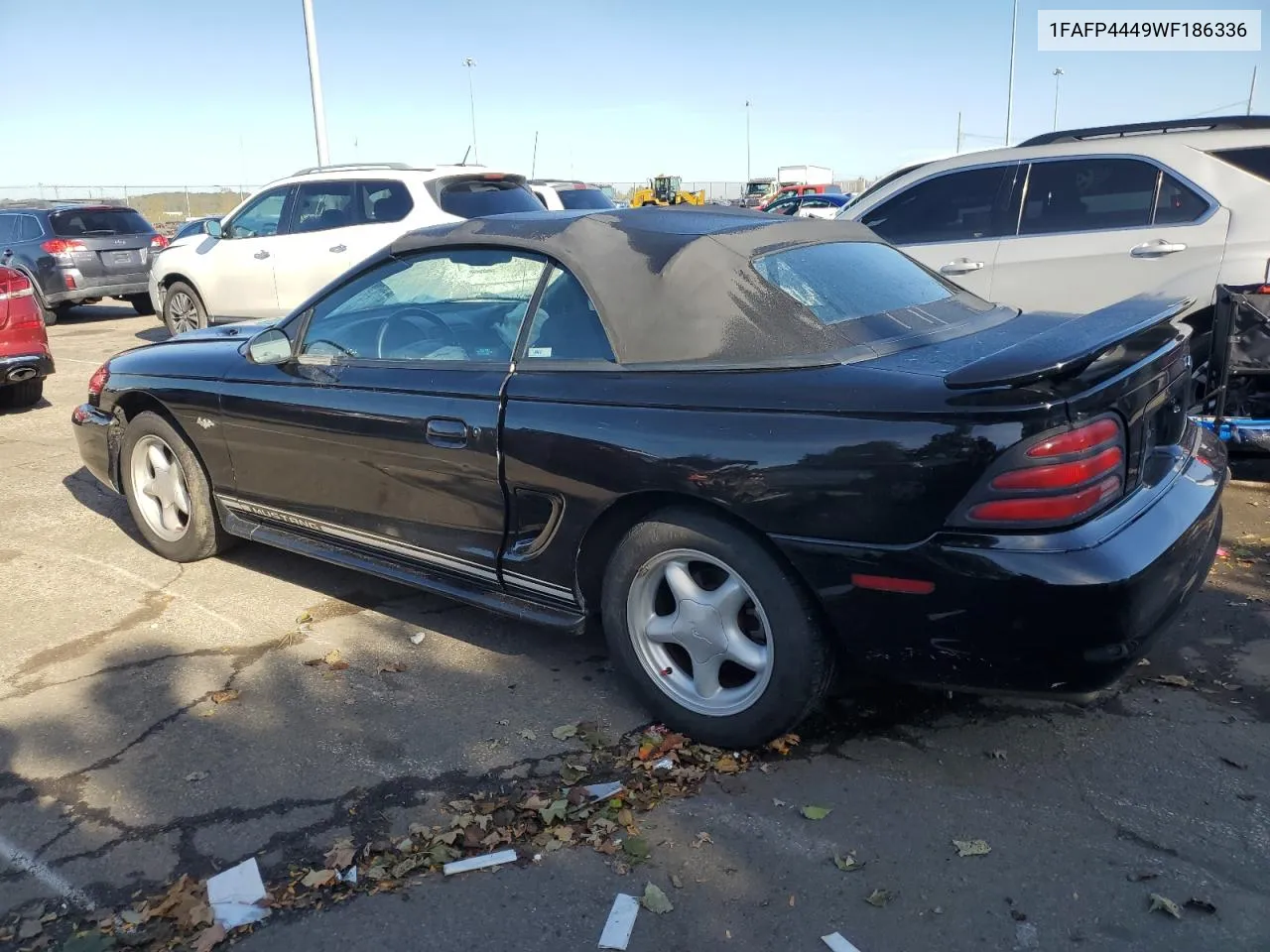 1998 Ford Mustang VIN: 1FAFP4449WF186336 Lot: 74108654