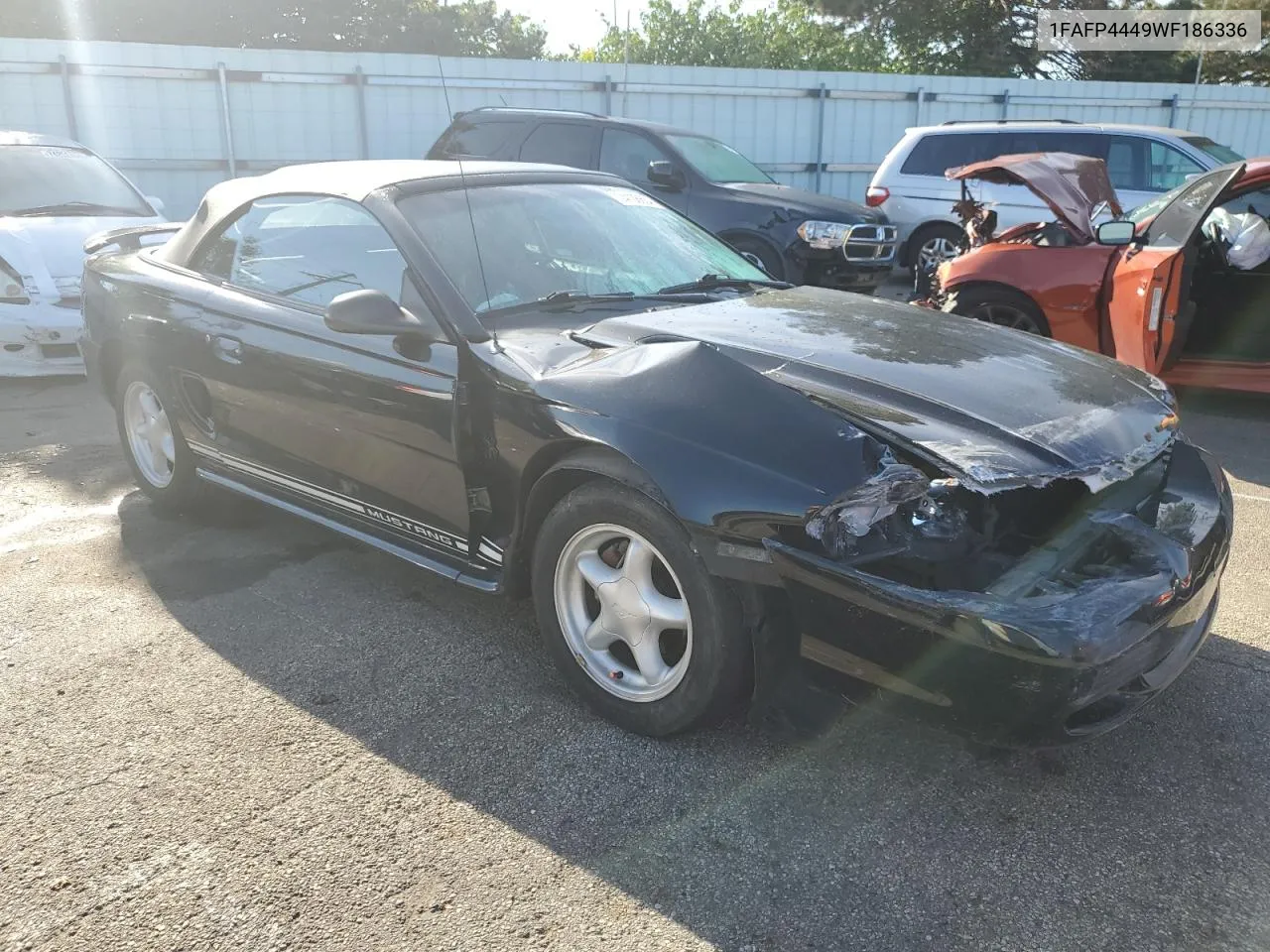 1998 Ford Mustang VIN: 1FAFP4449WF186336 Lot: 74108654