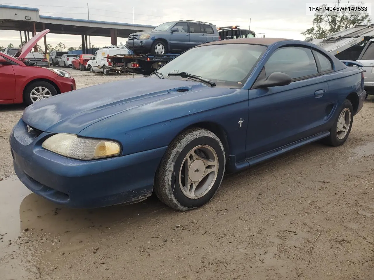 1998 Ford Mustang VIN: 1FAFP4045WF149533 Lot: 74667664