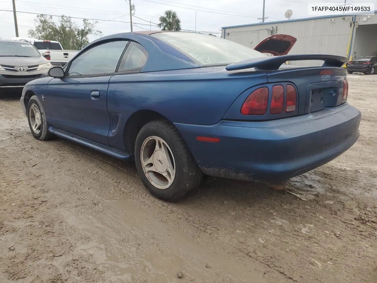 1998 Ford Mustang VIN: 1FAFP4045WF149533 Lot: 74667664