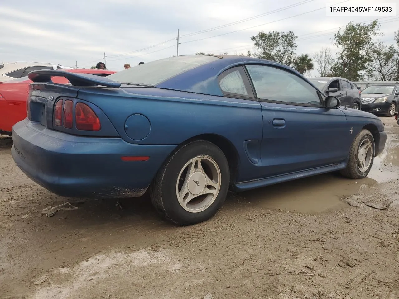 1998 Ford Mustang VIN: 1FAFP4045WF149533 Lot: 74667664