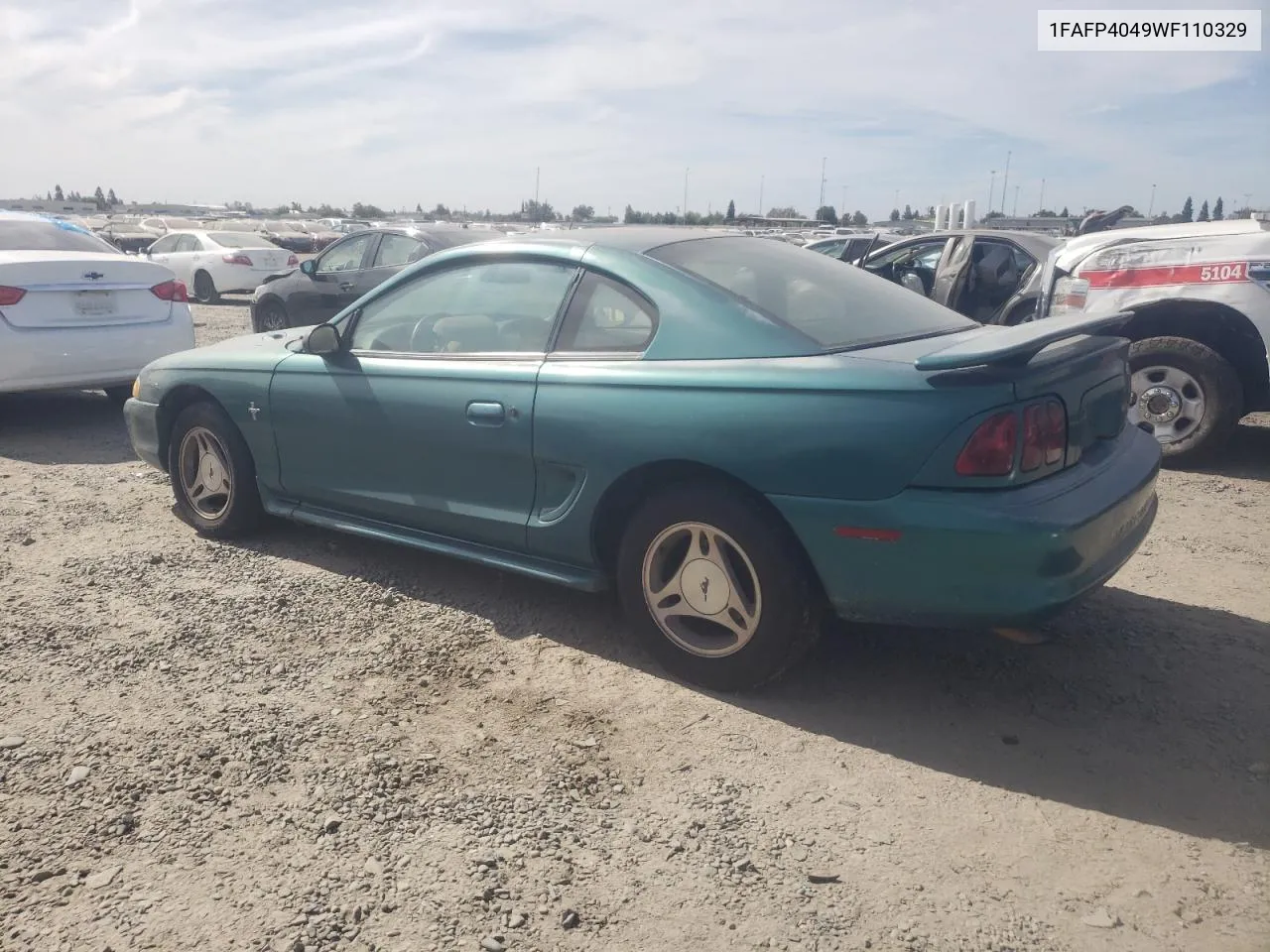 1998 Ford Mustang VIN: 1FAFP4049WF110329 Lot: 75108874