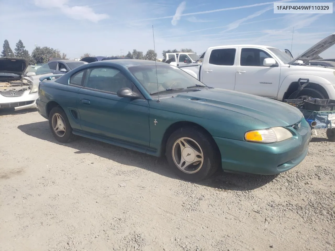 1998 Ford Mustang VIN: 1FAFP4049WF110329 Lot: 75108874